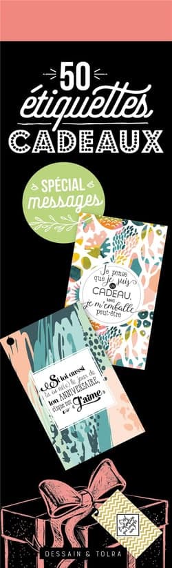 50 étiquettes cadeaux