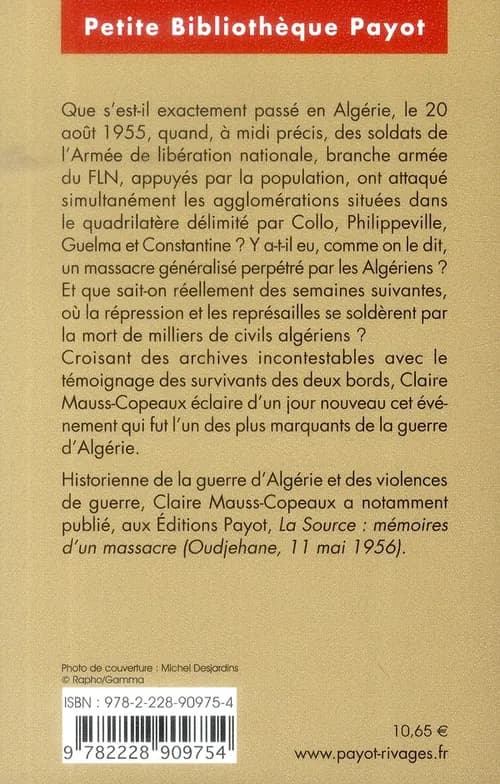 Algérie 20 août 1955