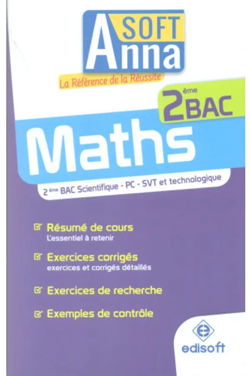 Anna soft Maths 2BAC
