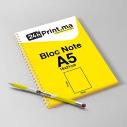 Bloc note ligné A5