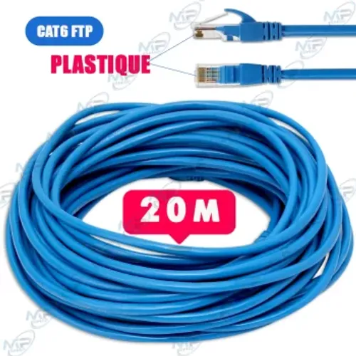 Cable Reseau 20M