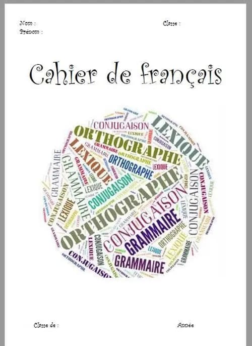 Cahier de grammaire