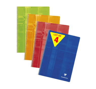 Cahier Spiralé A4 90g