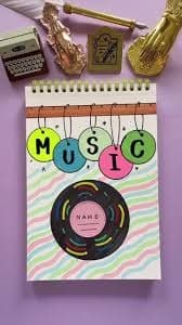 Carnet de Note Music
