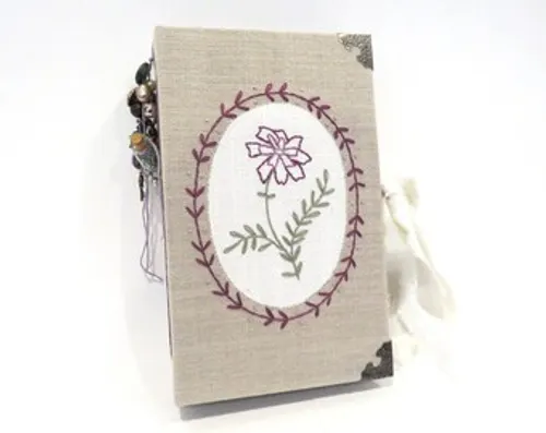 Carnet ligné mauve