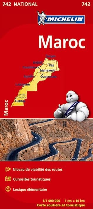 Carte michelin Maroc