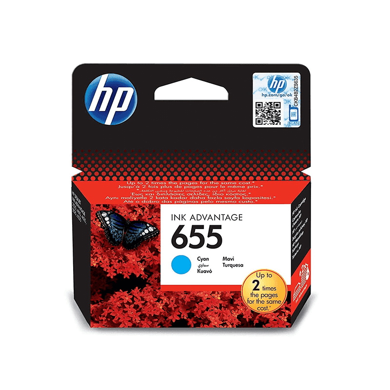 Cartouche HP 655 Cyan