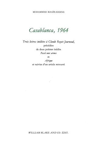 Casablanca, 1964