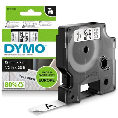Cassette Dymo 12mm*7m