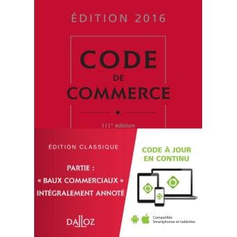 Code de commerce 2016