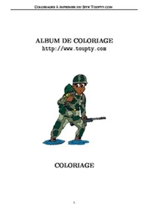 Coloriages soldats