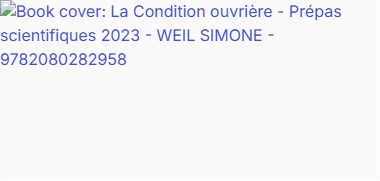 Condition ouvriére