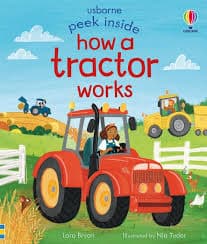Conduit le tracteur