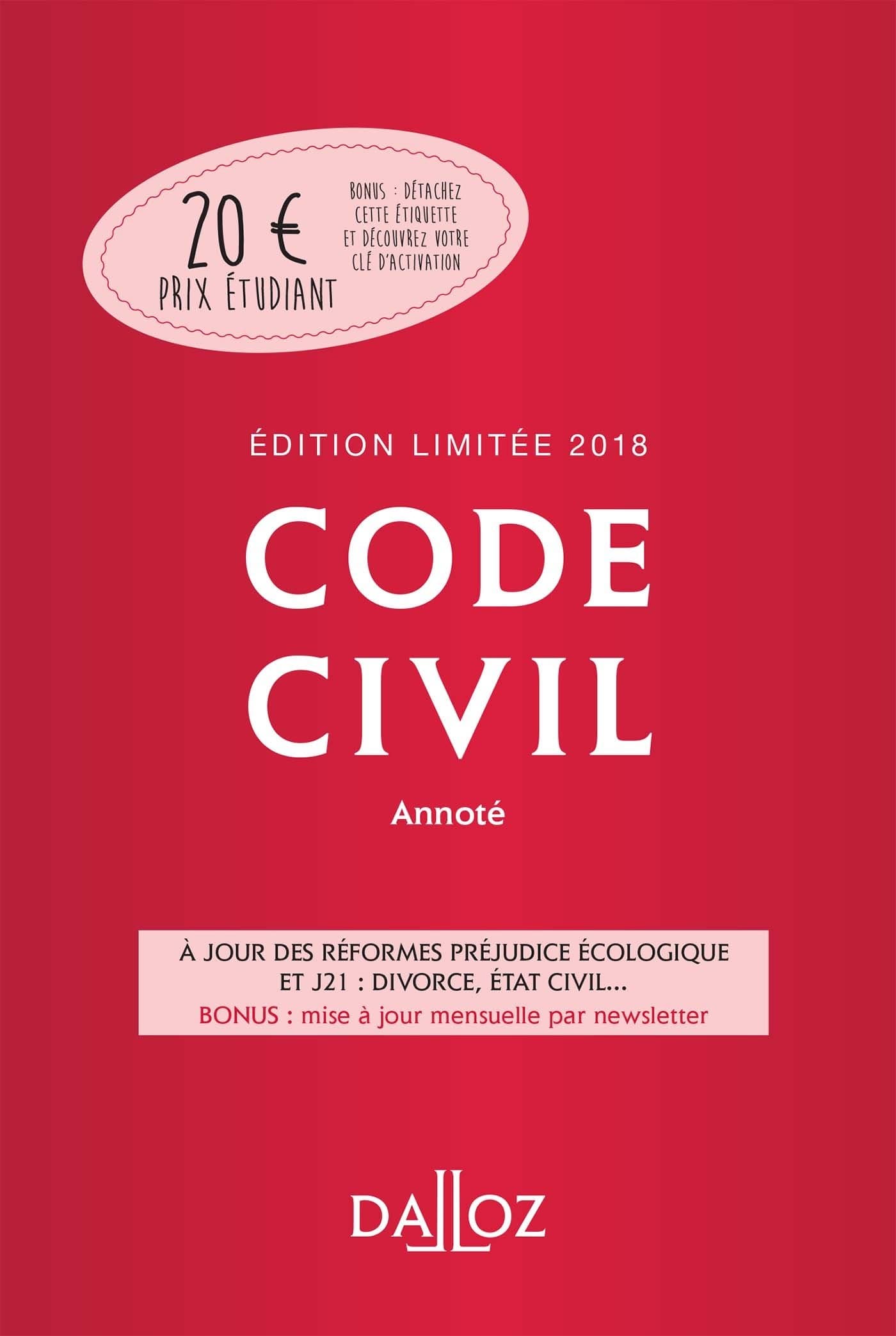 Copde civil 2018