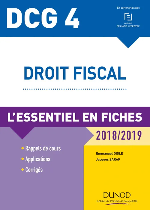 DCG 4 Droit fiscal