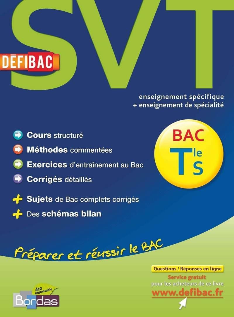 Défi bac SVT Tle S