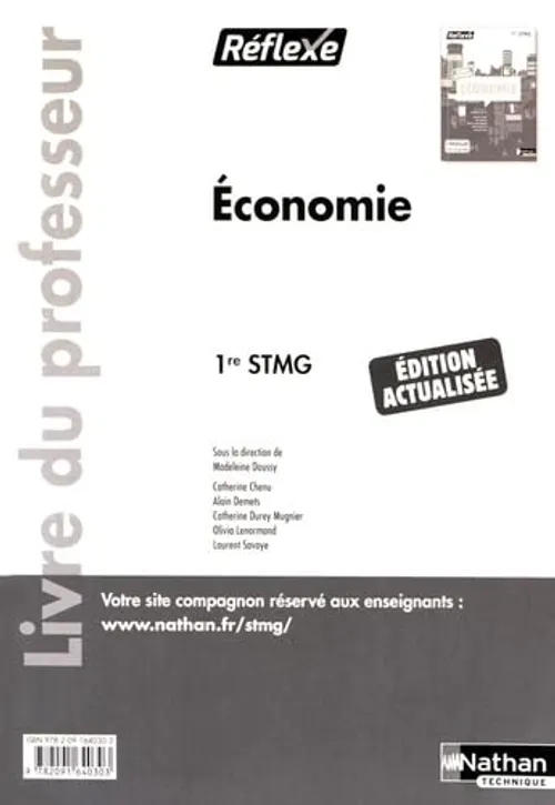 Economie 1 re STMG
