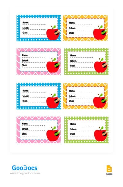 Etiquette scolaire
