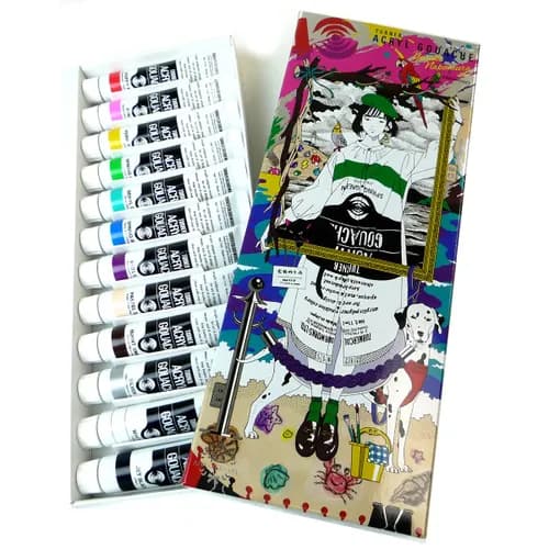 Gouache 5 Tubes Fans