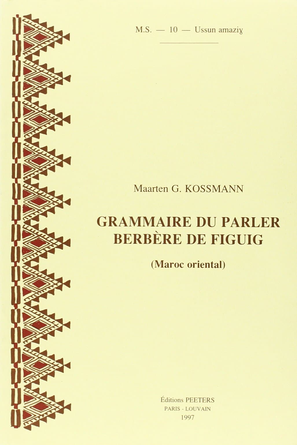 Grammaire du berbére