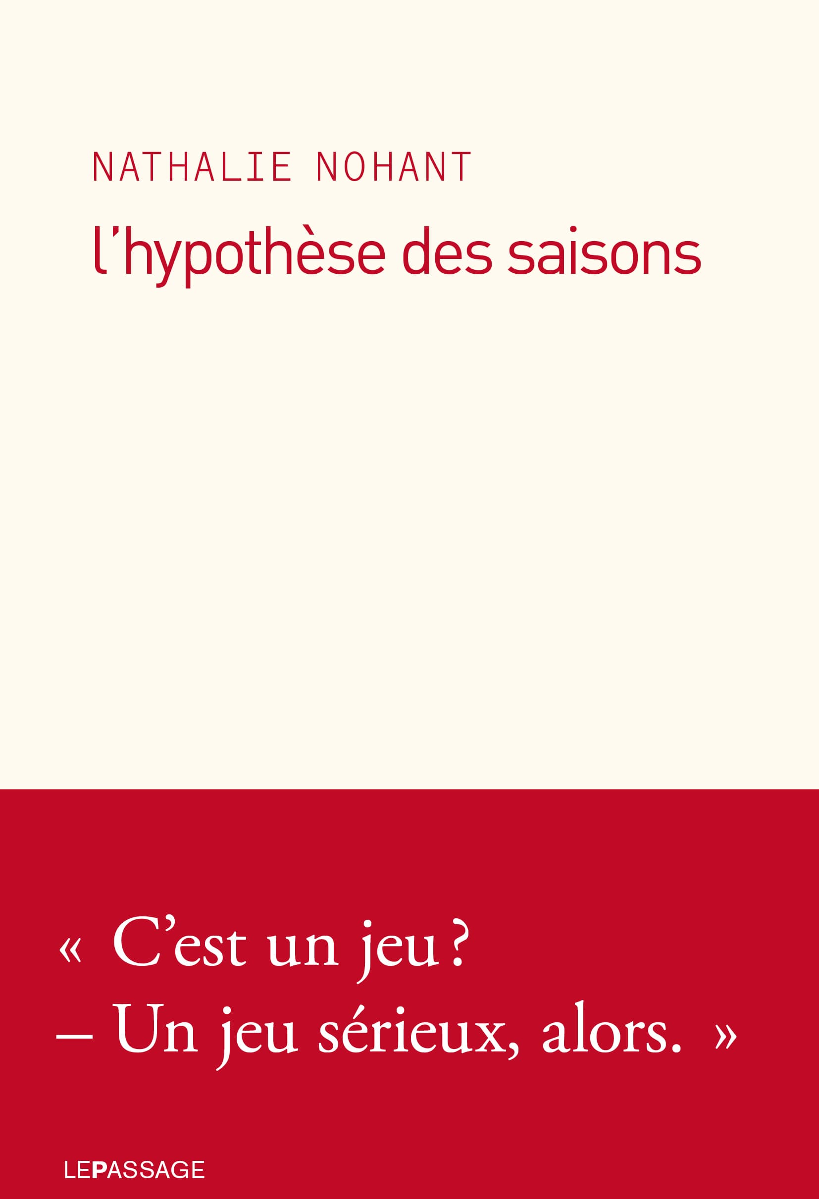 Hypothèse des saisons