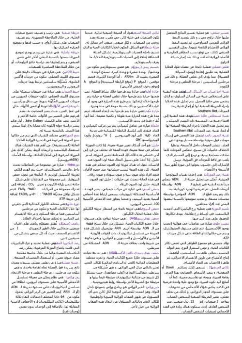 ديوان علوم الحياة والارض الثانية باك
