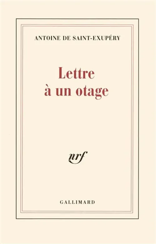 Lettre à un otage