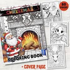Livre à colorier Noël