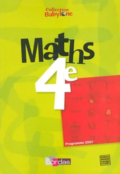 Maths 4ème /2007