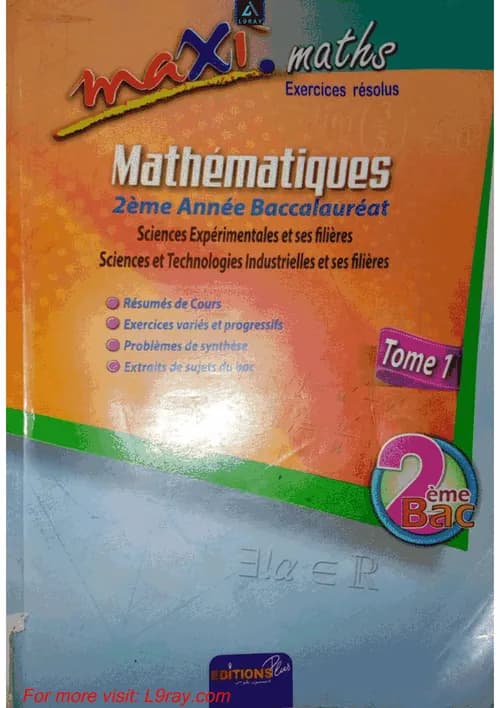 Maxi SVT  2 BAC SVT