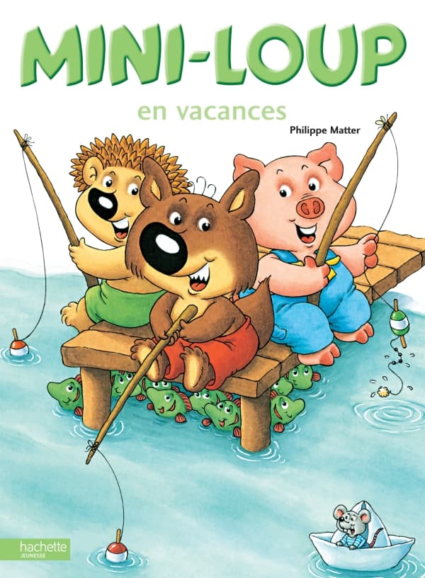 Mini loup en vacances