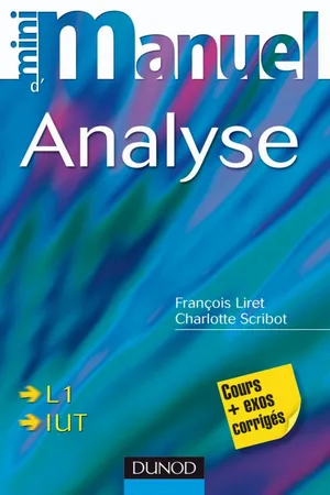 Mini manuel Analyse