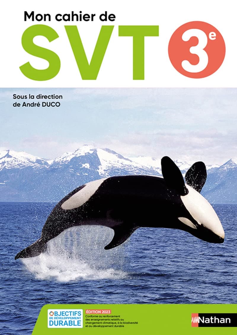 Mon cahier de SVT 3°