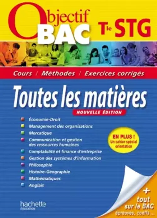 Objectif bac 1re STG