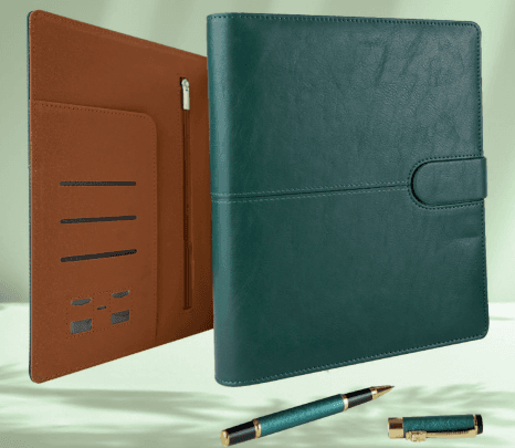 Organiseur  Cuir +STYLO