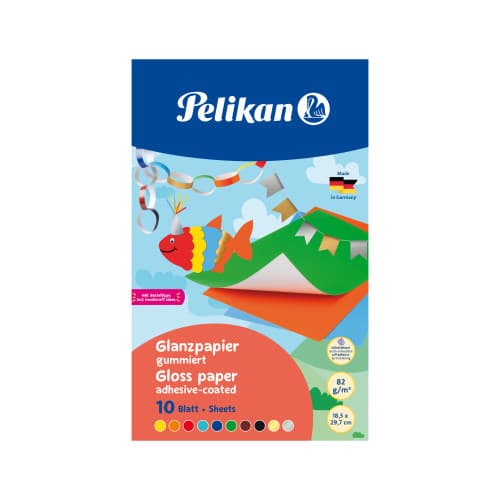 Papier brillant gommé