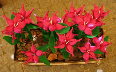 Papier Crepon fleur