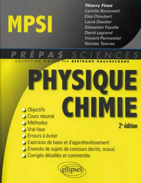 Physique-Chimie MPSI