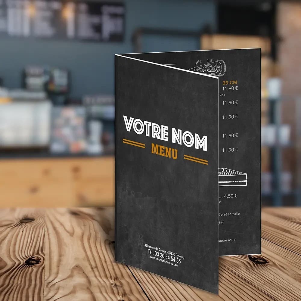 Porte Menu 2/A4 Volet