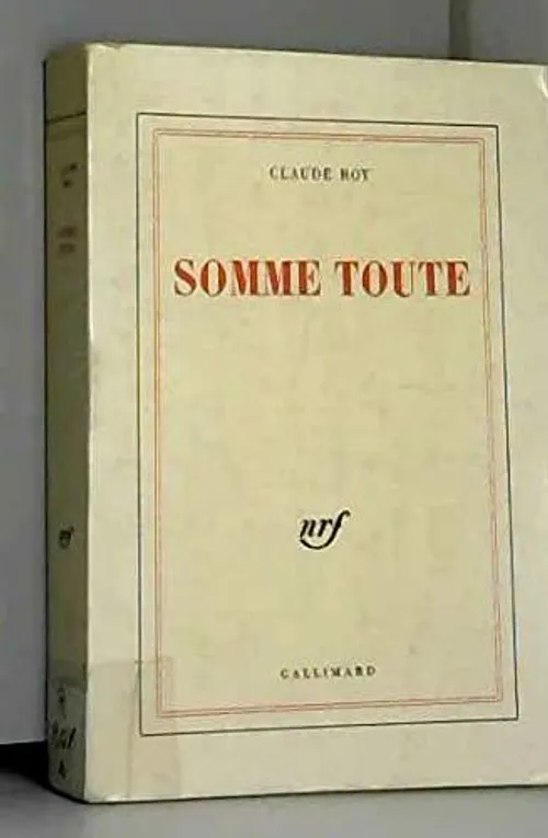 Somme toute