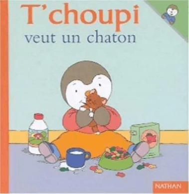 T'choupi se baigne