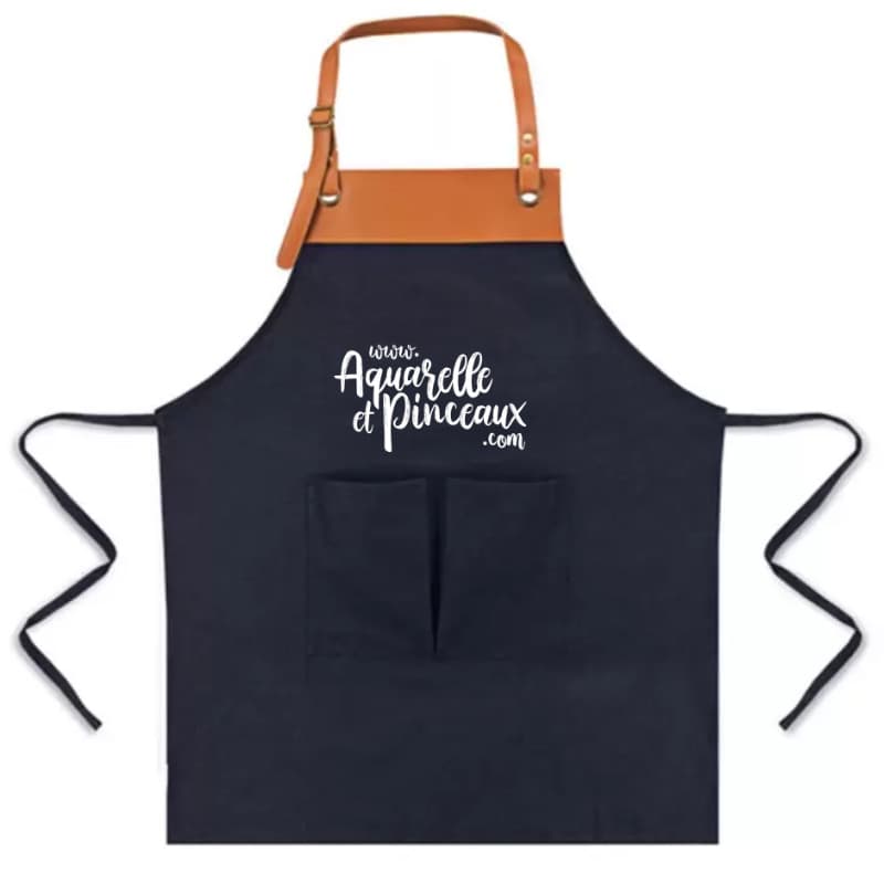 Tablier avec pinceaux