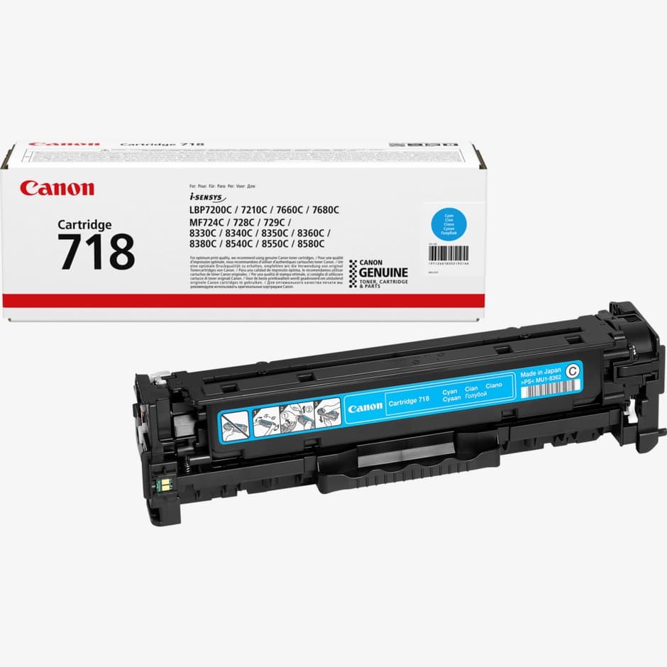 Toner Canon 718 Cyan