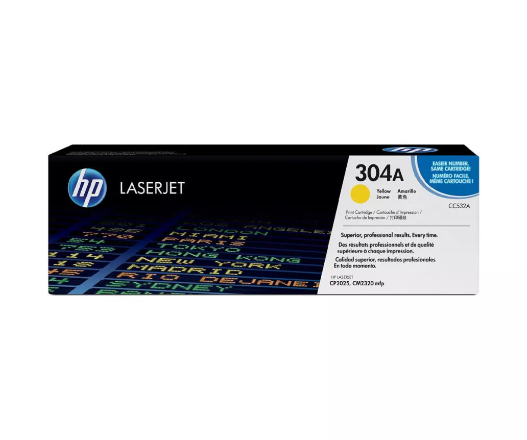 Toner HP 304A Yellow