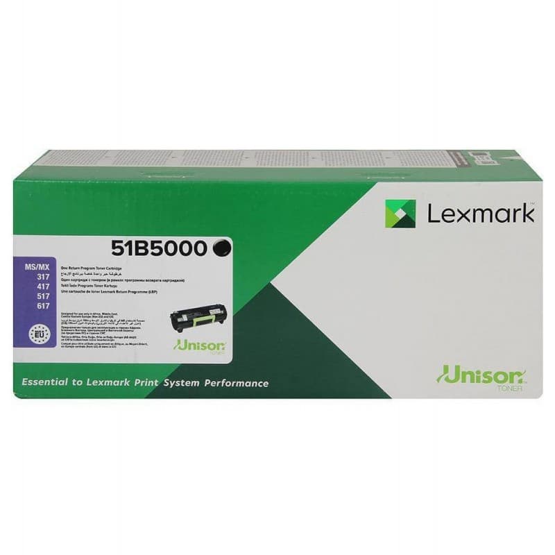 Toner lexmark 51b500