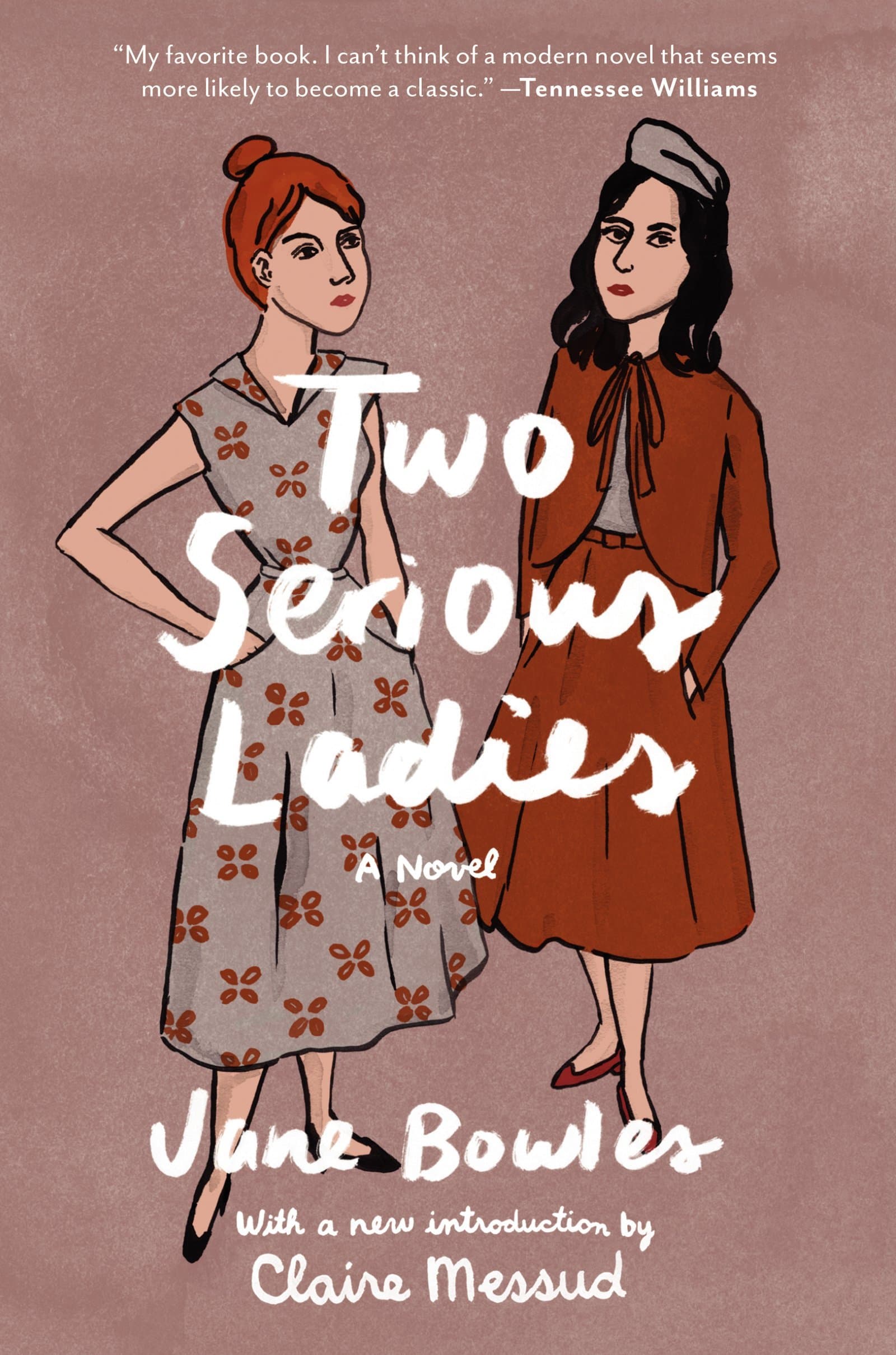 Two serious ladies