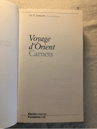 Voyage en orient
